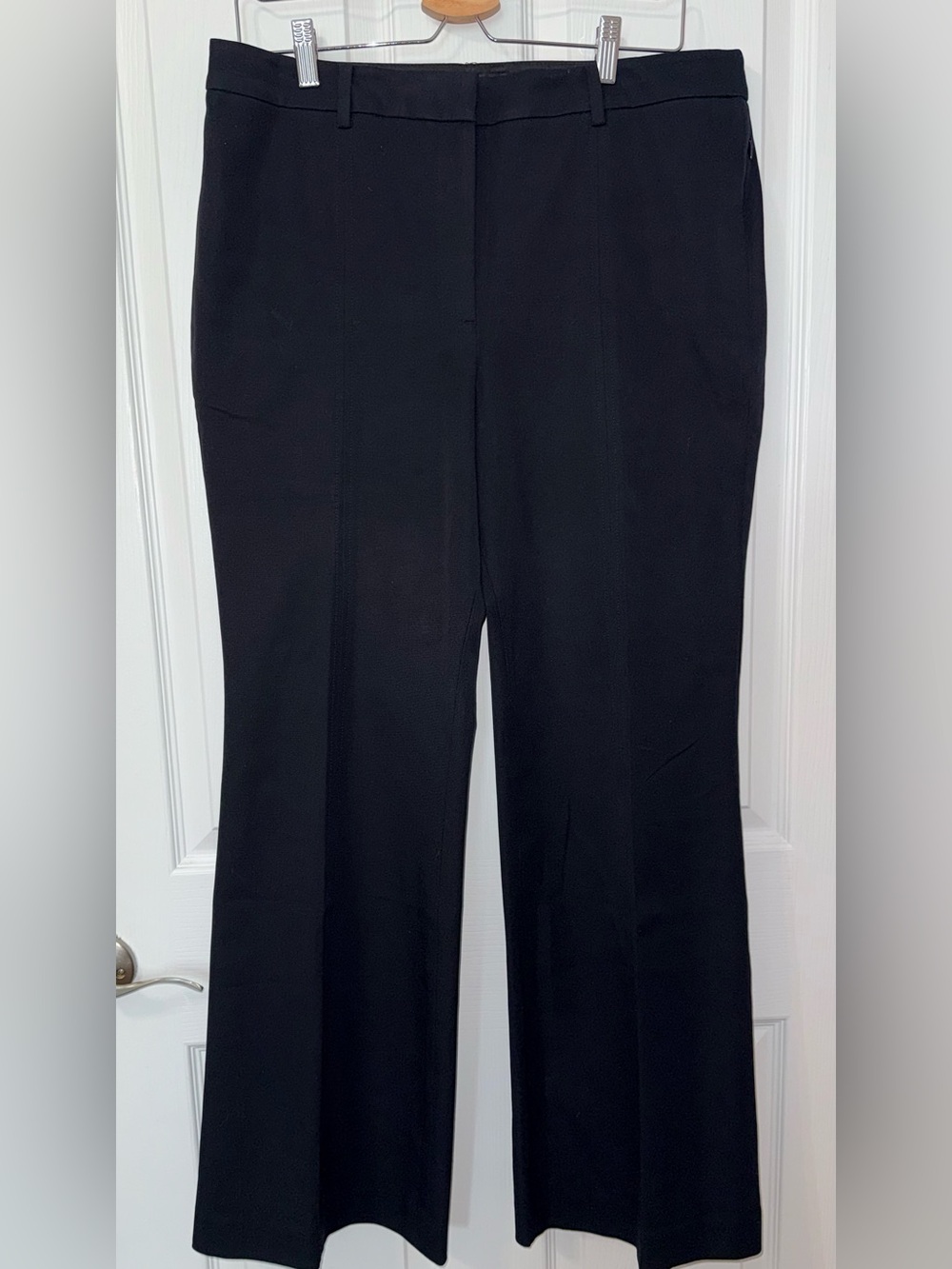 Talbots Black Boot-Cut Dress Trousers